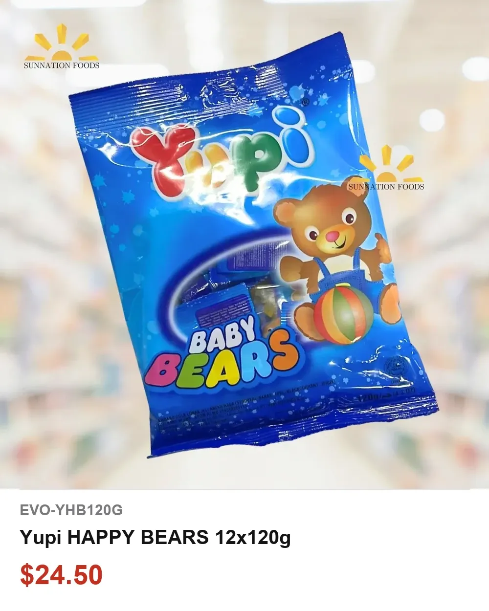 Yupi HAPPY BEARS 12x120g