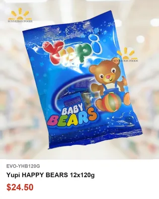 Yupi HAPPY BEARS 12x120g