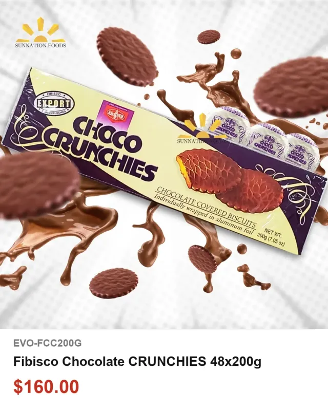 Fibisco Chocolate CRUNCHIES 48x200g