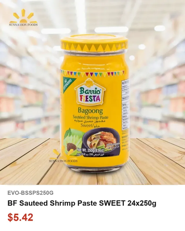 BF Sauteed Shrimp Paste SWEET 24x250g