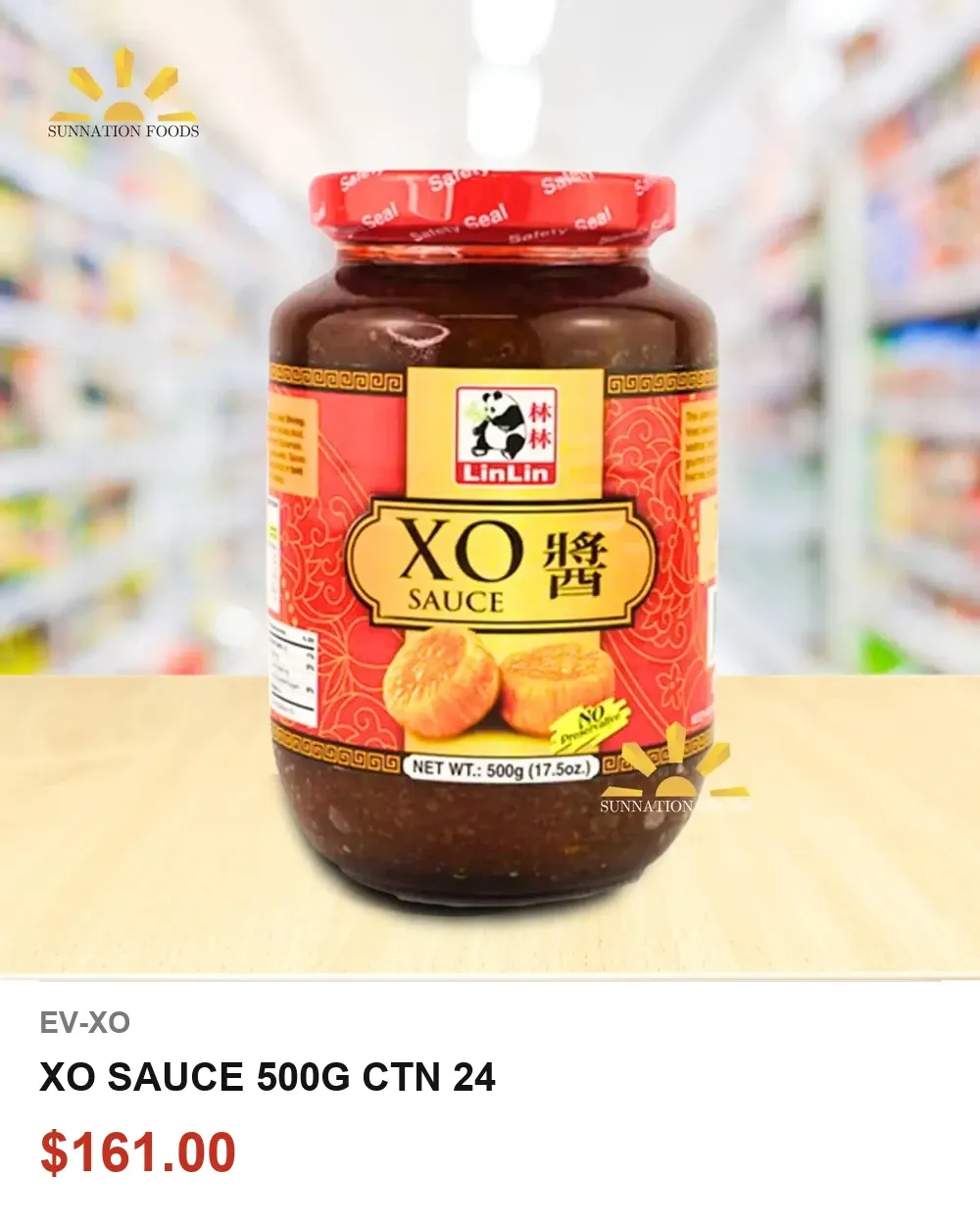 XO SAUCE 500G CTN 24