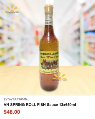 VN SPRING ROLL FISH Sauce 12x650ml