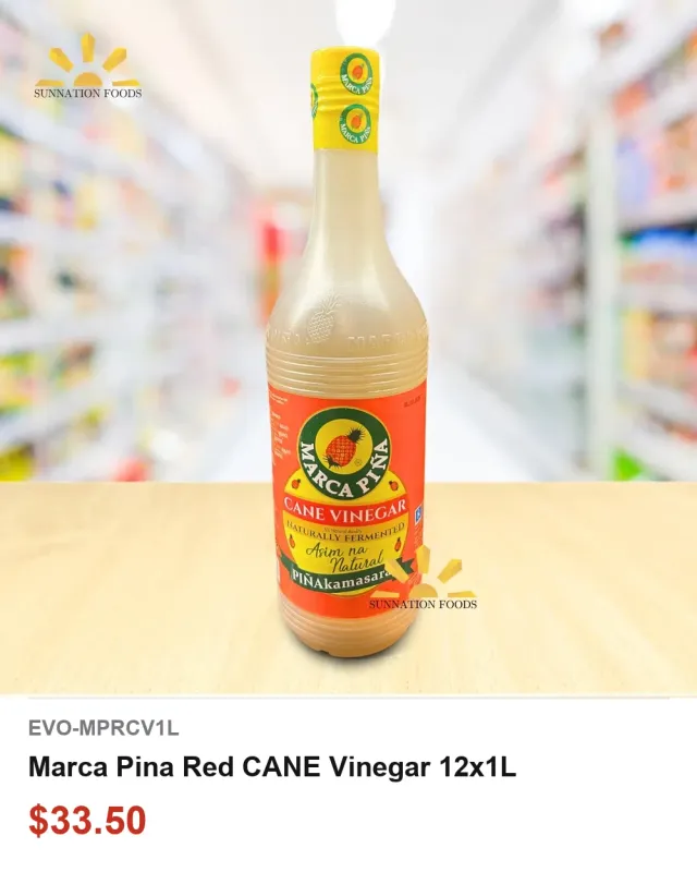 Marca Pina Red CANE Vinegar 12x1L