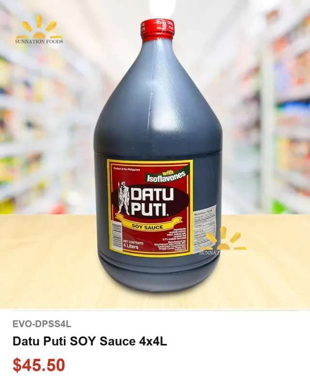 Datu Puti SOY Sauce 4x4L