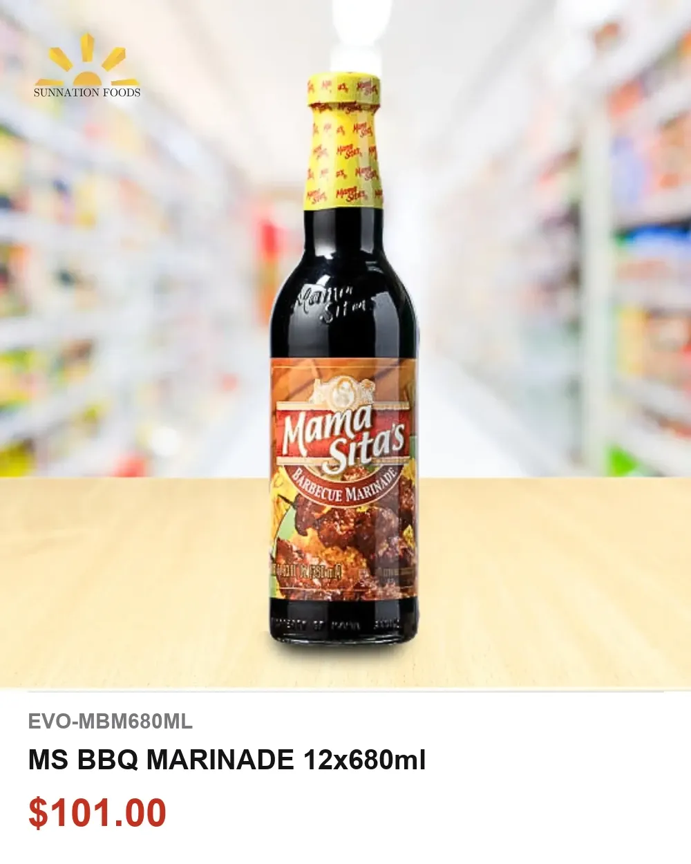 MS BBQ MARINADE 12x680ml