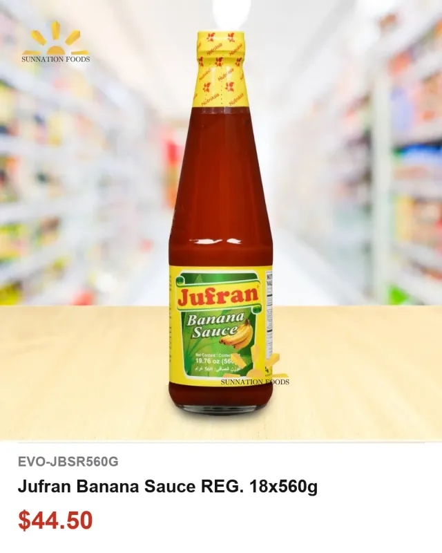 Jufran Banana Sauce REG. 18x560g