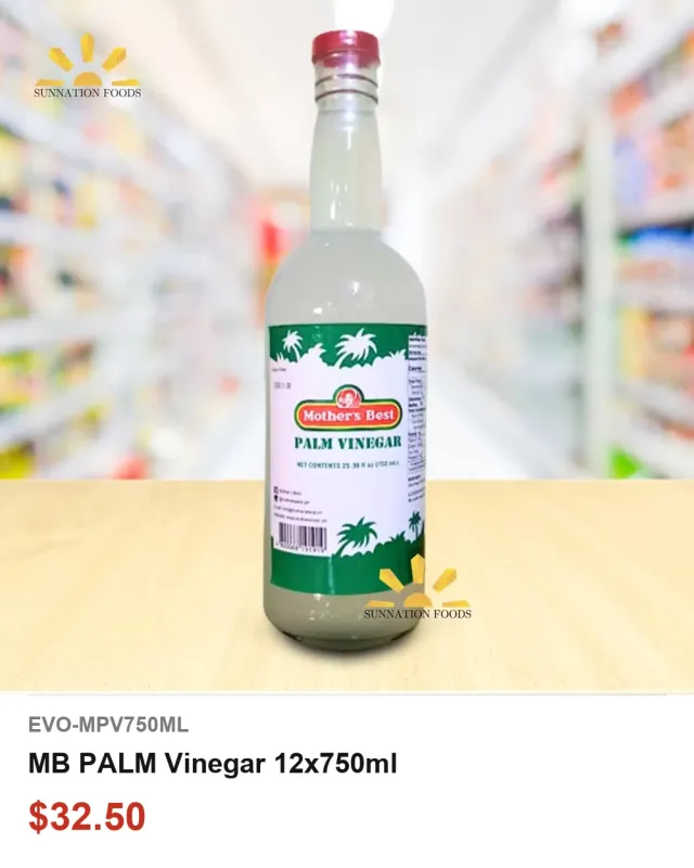 MB PALM Vinegar 12x750ml