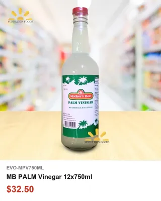 MB PALM Vinegar 12x750ml
