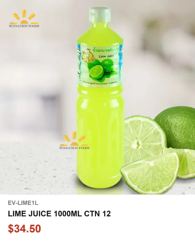LIME JUICE 1000ML CTN 12