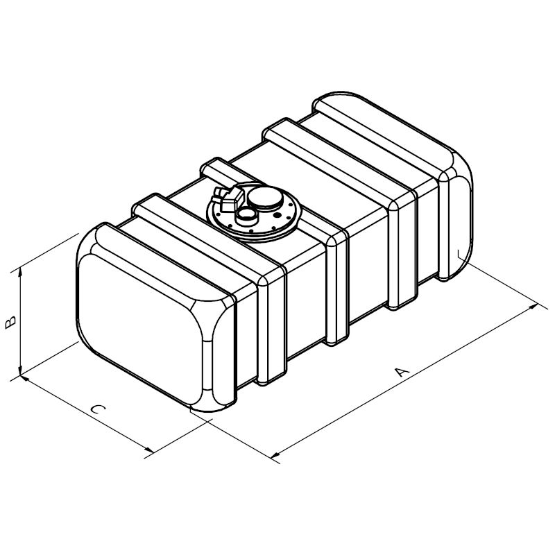 SERBATOIO CARBURANTE LT.70