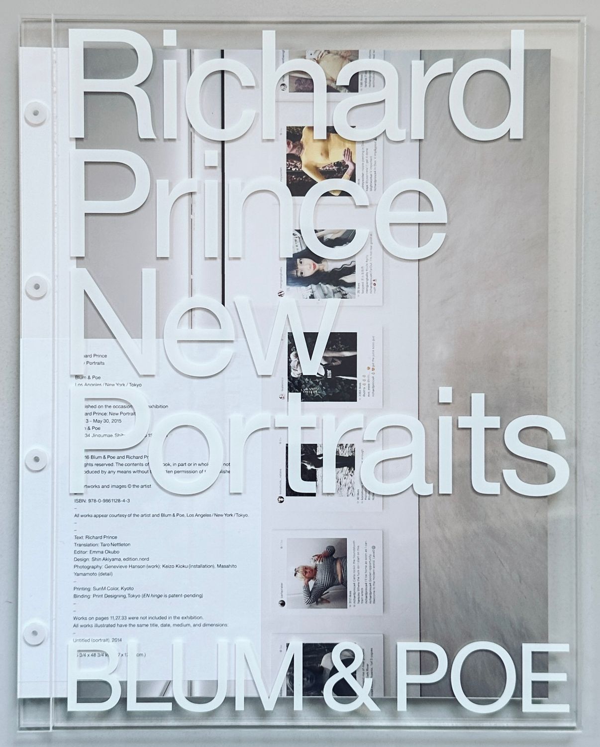 Richard Prince New Portraits Blum & Poe