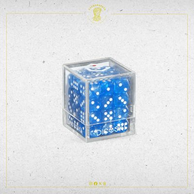 DICESKI - Chameleon - 12mm D6 Deep Blue DICESKI - Chameleon - 12mm D6 Deep Blue