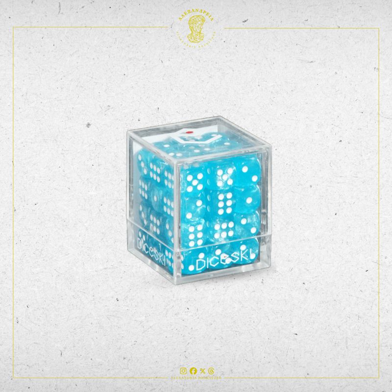 DICESKI - Chameleon - 12mm D6 Teal Translucent