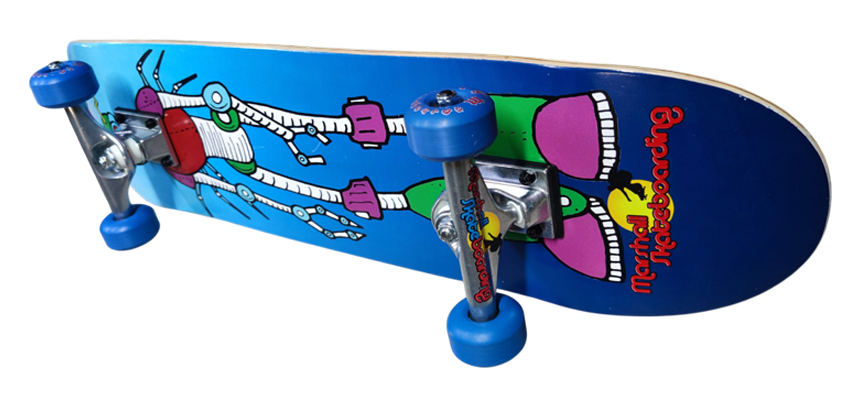Skateboard, Marshall-Sk8 Roboter Logo -Pro 7.5"