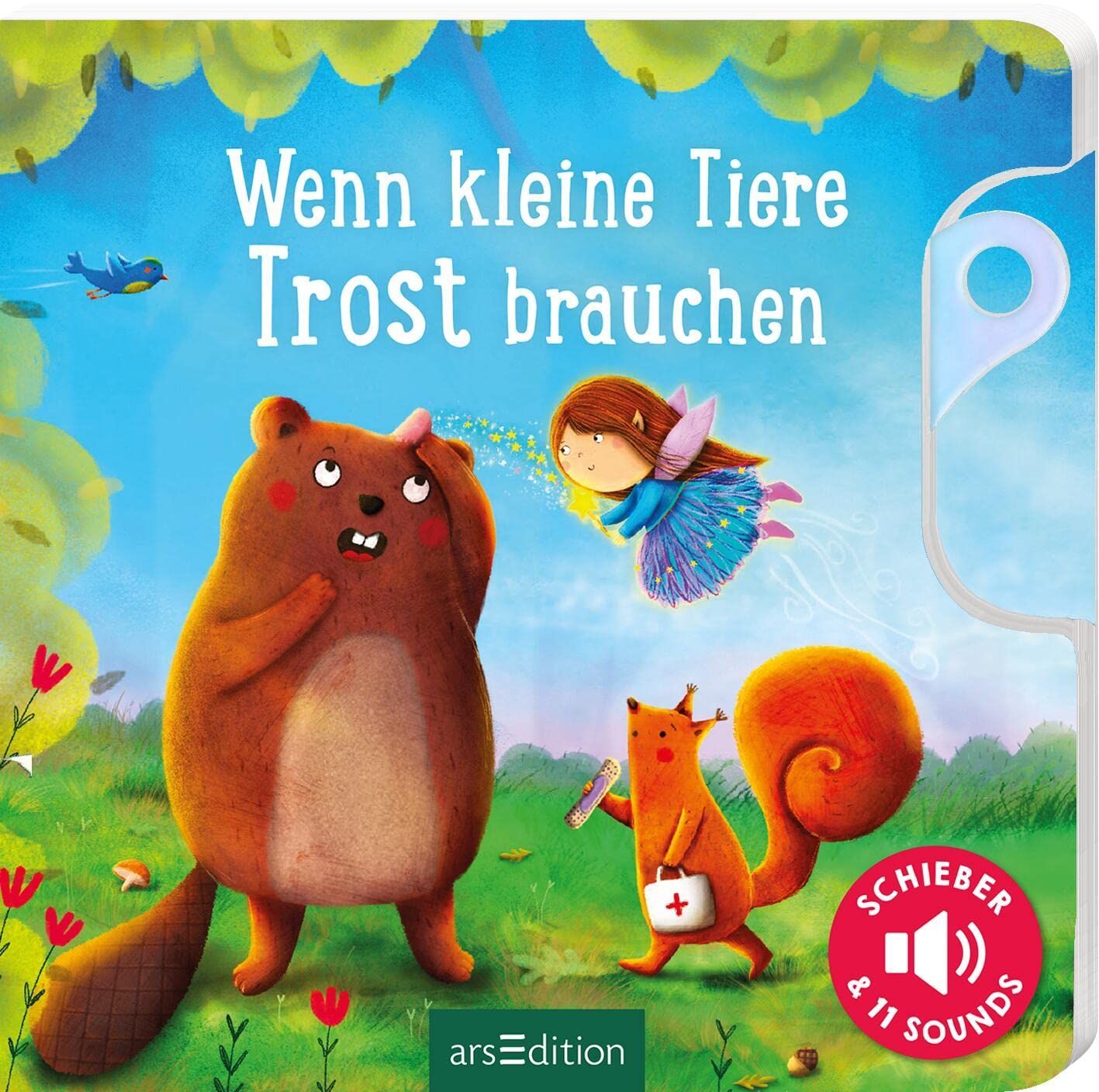 Wenn kleine Tiere Trost brauchen: Schieber und 11 Sounds | Ein innovatives Schieber-Soundbuch