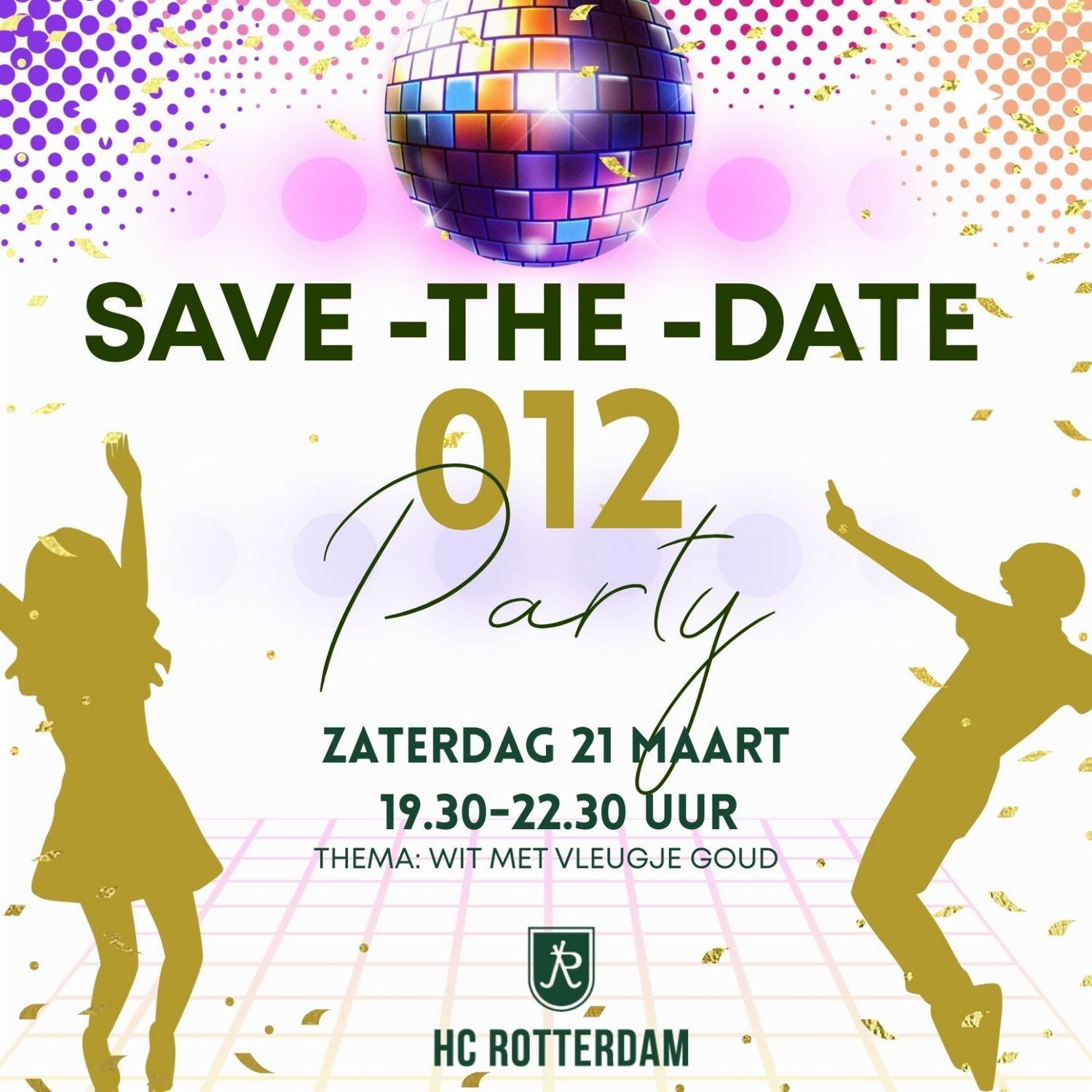 O12 feest: Wit met vleugje Goud (Binnenkort beschikbaar)