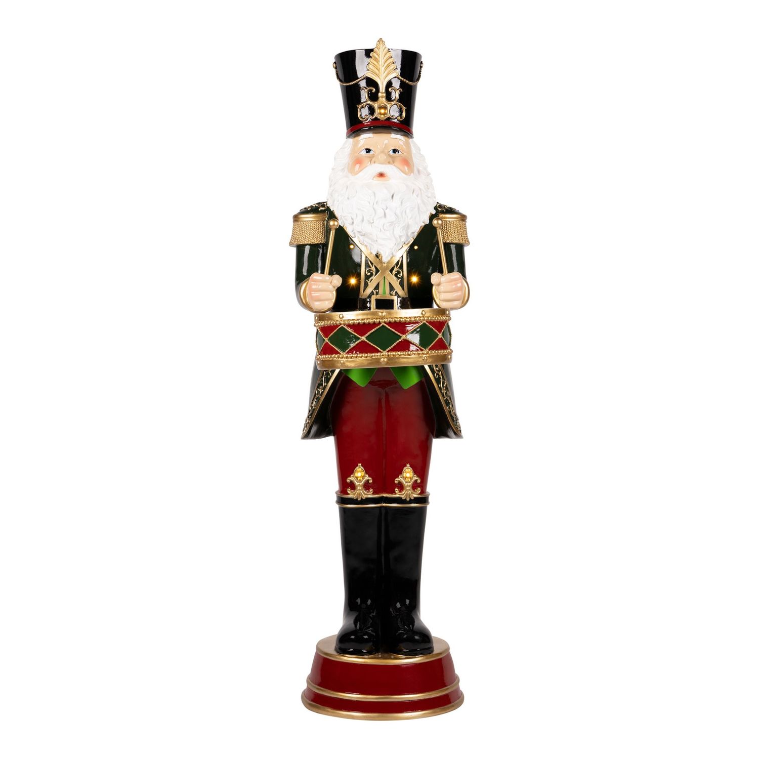 Casse-noisette Royal Père Noël avec tambour Casse-noisette Royal Père Noël avec tambour