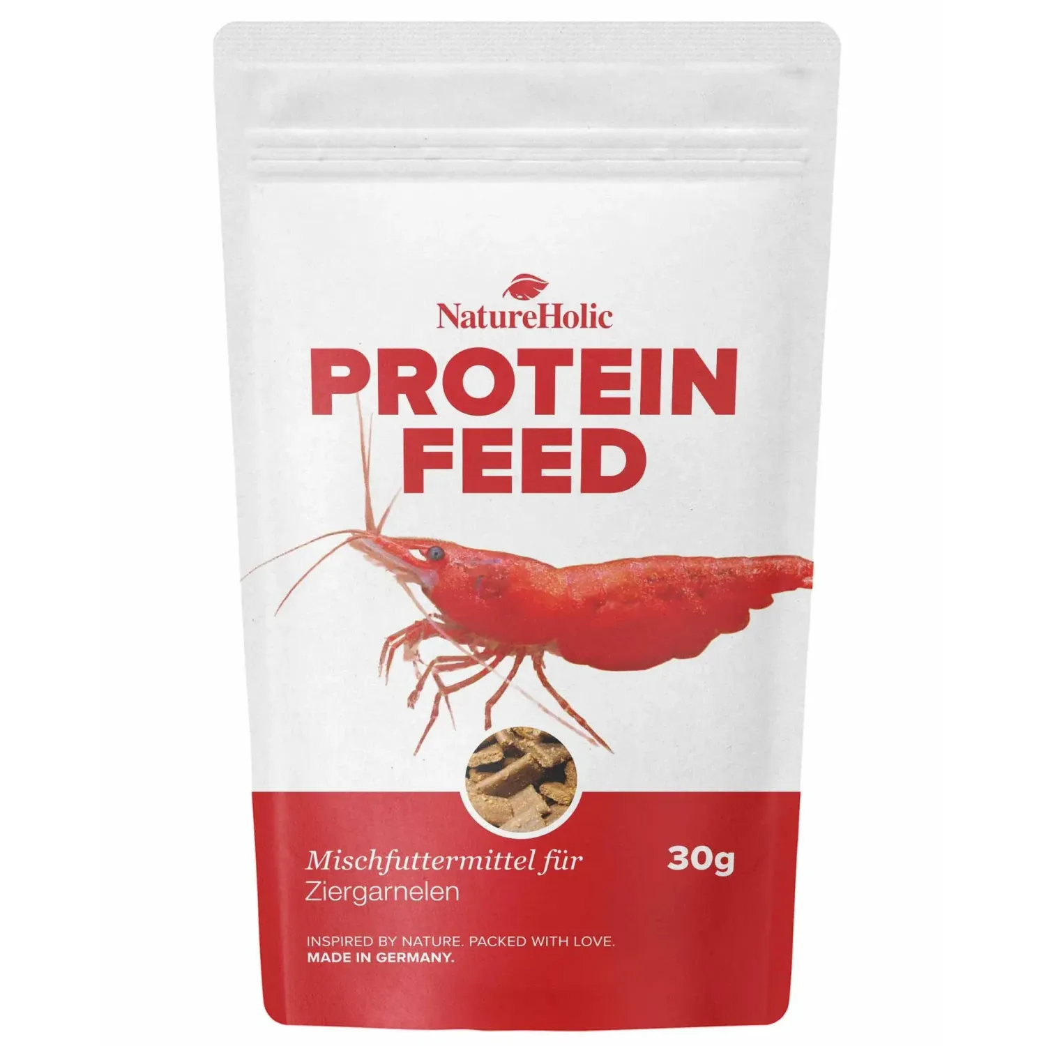 NatureHolic - Proteinfeed Garnelenfutter - 30g NatureHolic - Proteinfeed Garnelenfutter - 30g