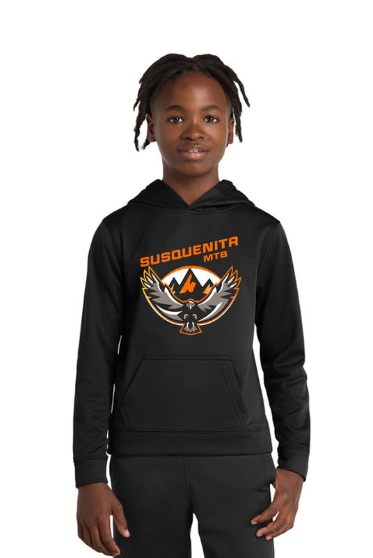 Port &amp; Co® Youth Performance Fleece Pullover Hooded Sweatshirt