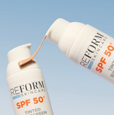 SPF 50+ Broad Spectrum tinted sunscreen