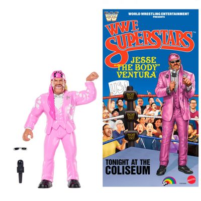 WWE Superstar Mattel LJN Jesse “The Body” Ventura Blue Card Action Figures