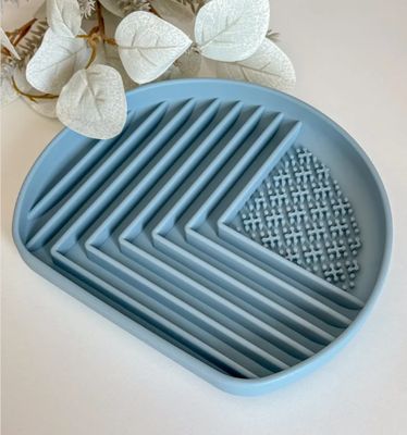 Schleckmatte Slowfeeder Flag blau