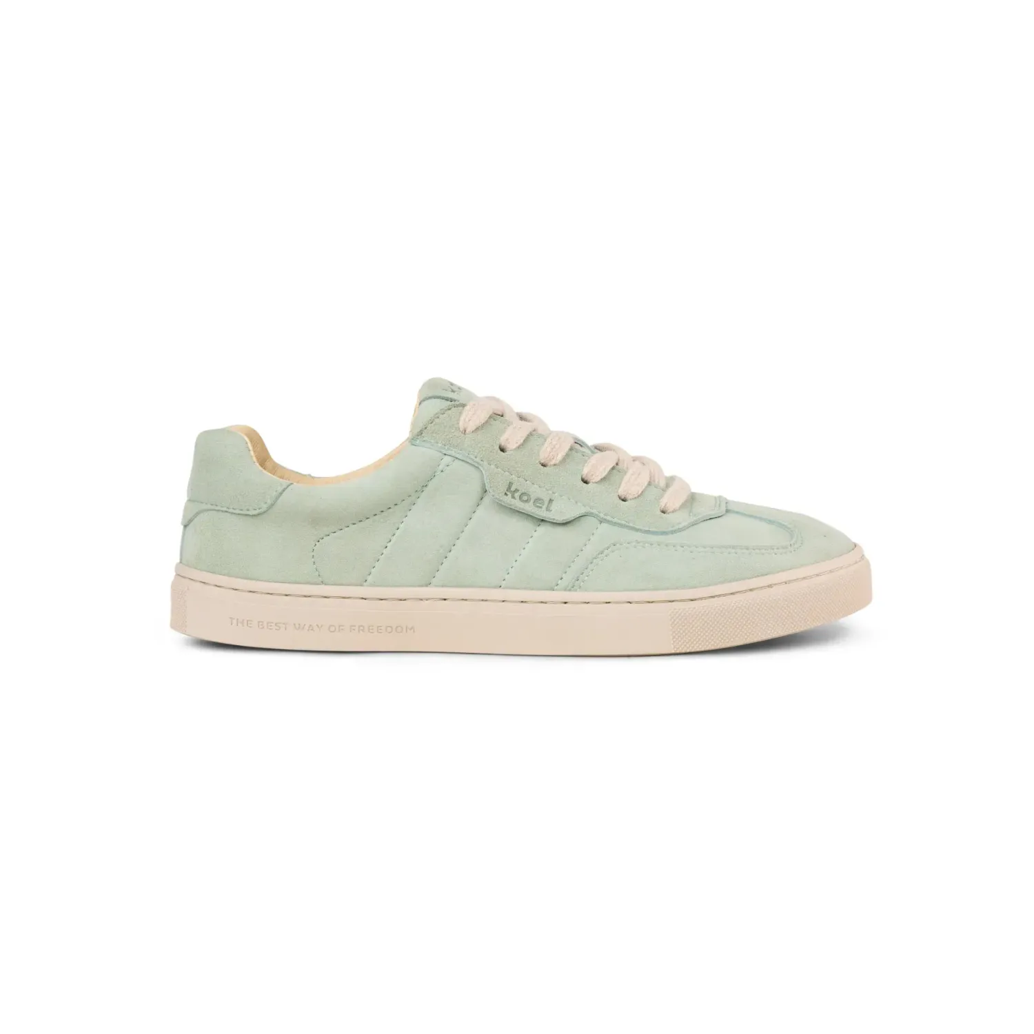 KOEL Helena Suede Mint Damen – Barfußsneaker aus Veloursleder