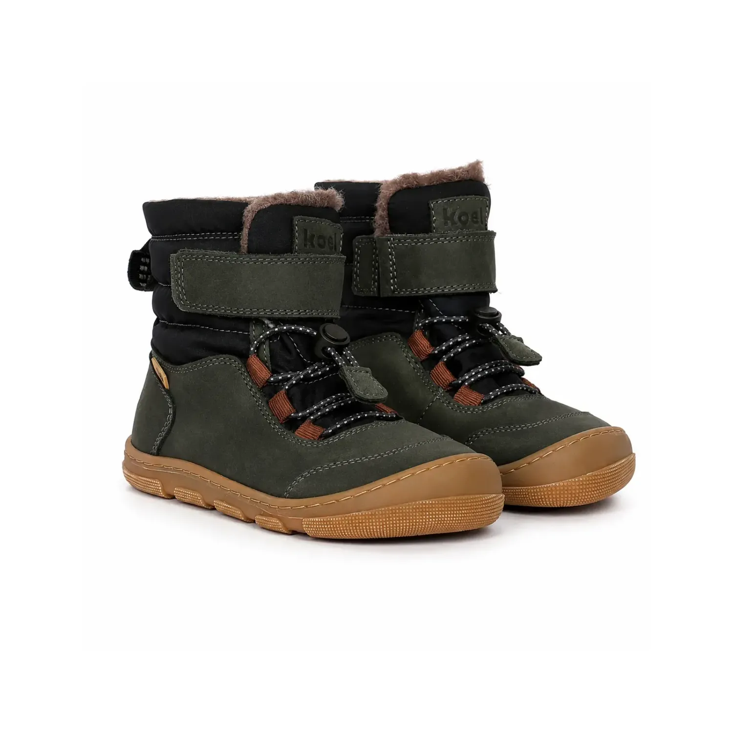 KOEL Kulla Dark Grey Barfuß Winterschuhe Kinder