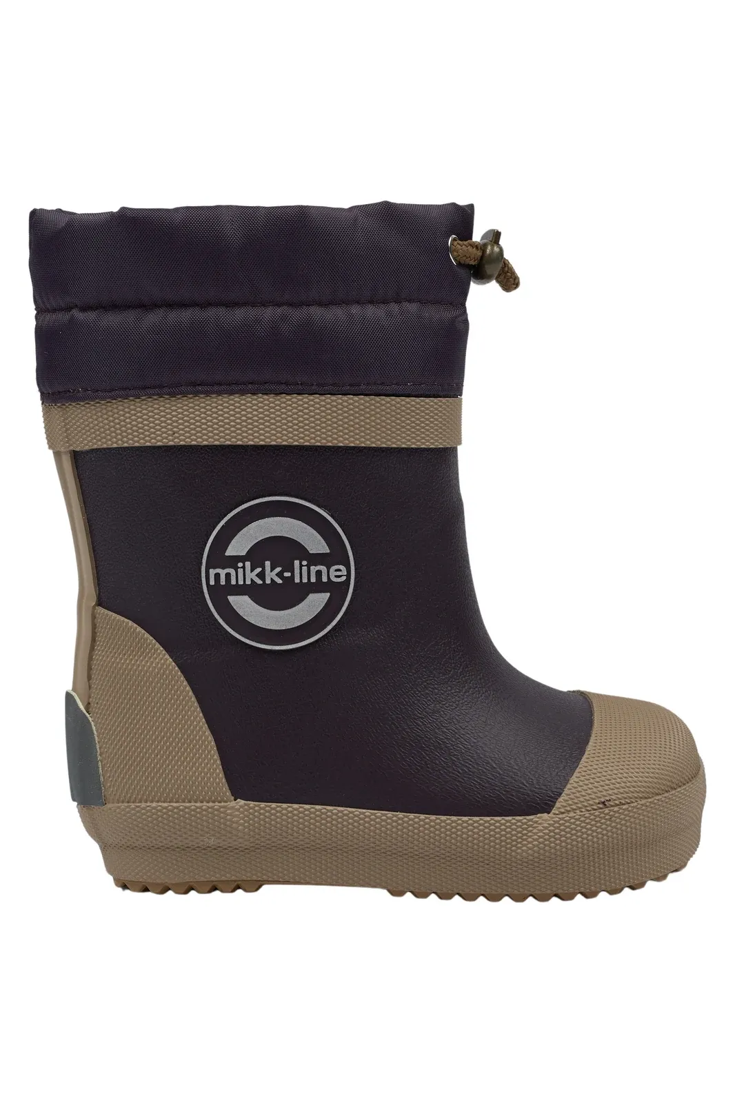 Mikk-line Winter Mix Plum Perfect – gefütterte Barfuß-Gummistiefel, Paar