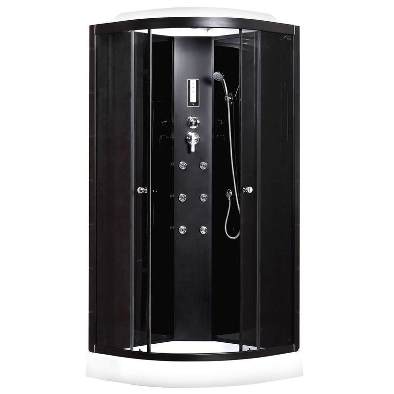 DUSCHTEMPEL FERTIGDUSCHE DUSCHKABINE GLAS KOMPLETT DUSCHE 80 X 80 cm Radio Led DUSCHTEMPEL FERTIGDUSCHE DUSCHKABINE GLAS KOMPLETT DUSCHE 80 X 80 cm Radio Led
