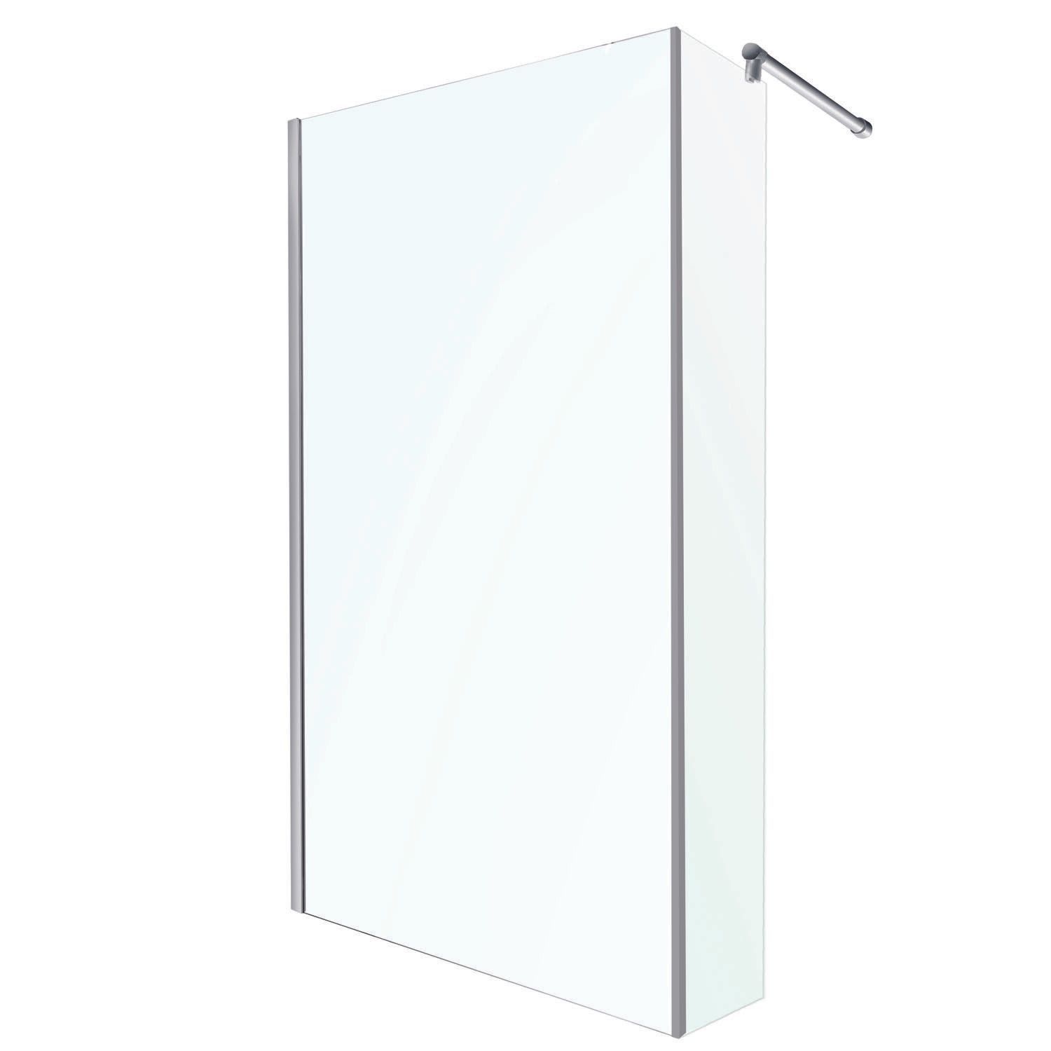 Walk in Duschwand ESG Glas Dusche Duschkabine Duschabtrennung Seitenwand 80 cm