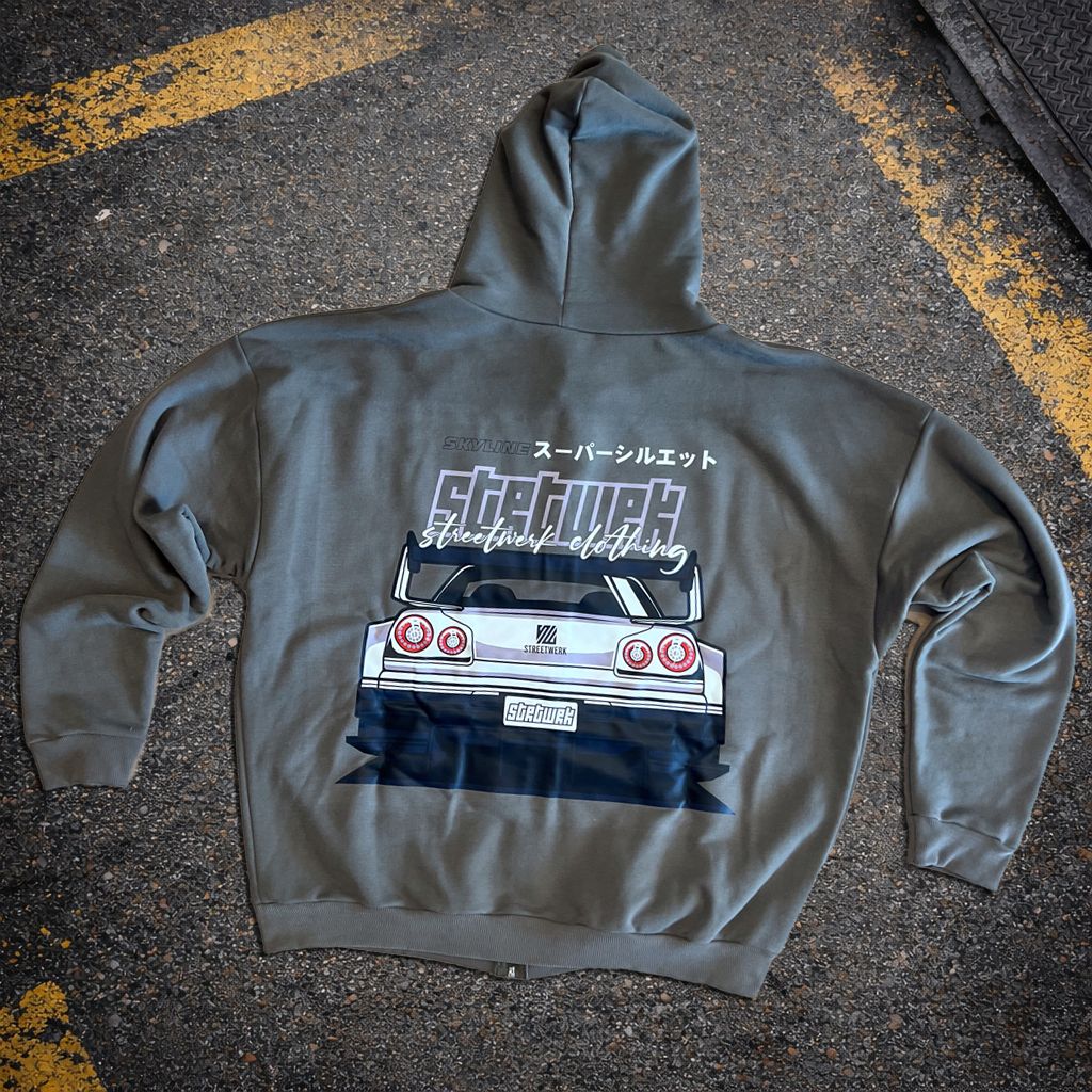 Skyline Olive Zipper - L