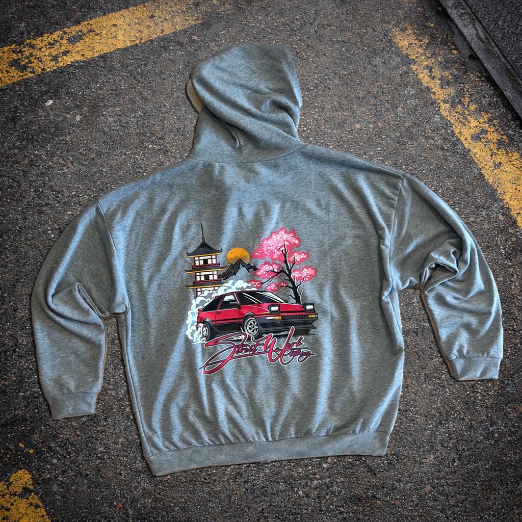 Hachiroku Grey Zipper - L