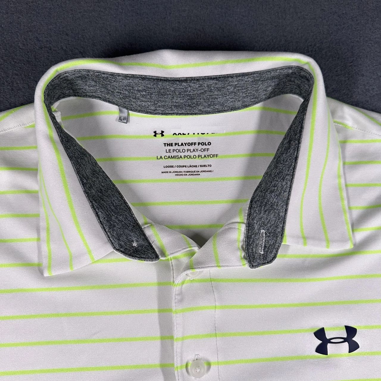 Camisa Under Armour Playoff Polo Tour Stripe
