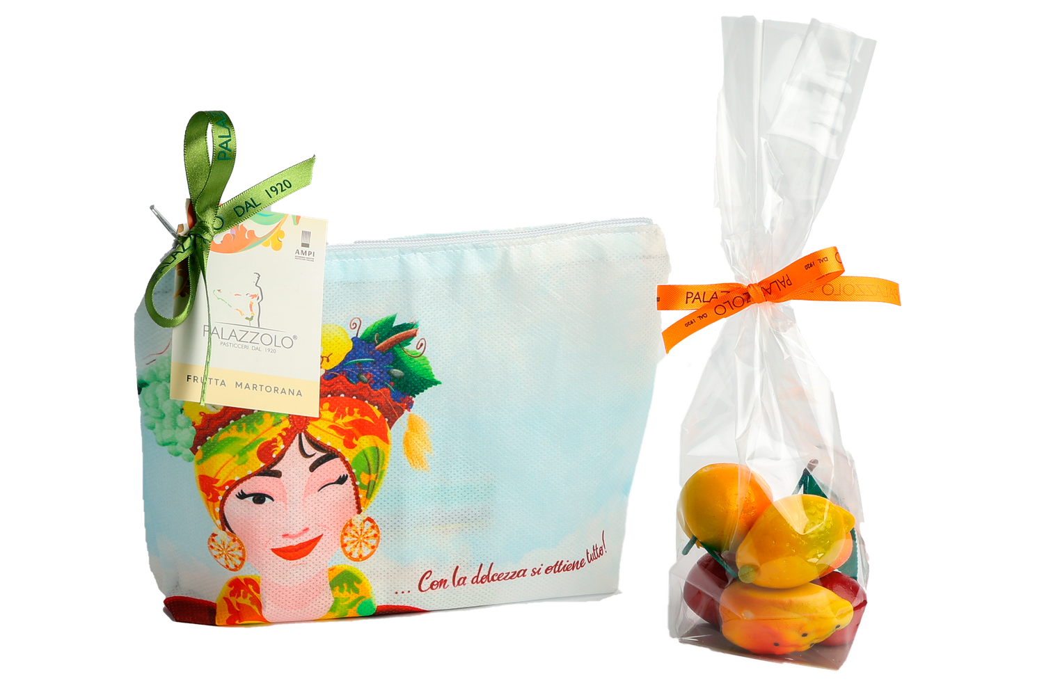 Pochette con frutta di martorana Pochette con frutta di martorana
