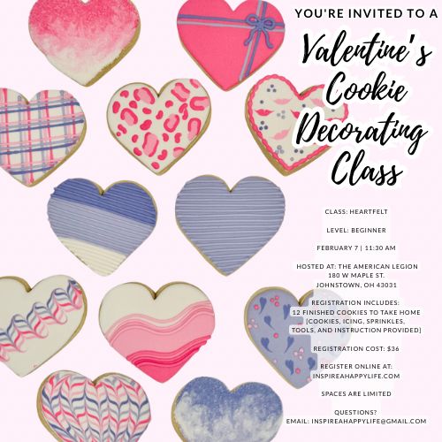 Heartfelt - Valentine’s Cookie Class