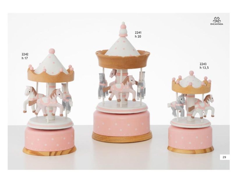 Encantada – Carillon giostra wood legno Cipria