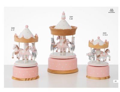 Encantada – Carillon giostra wood legno Cipria