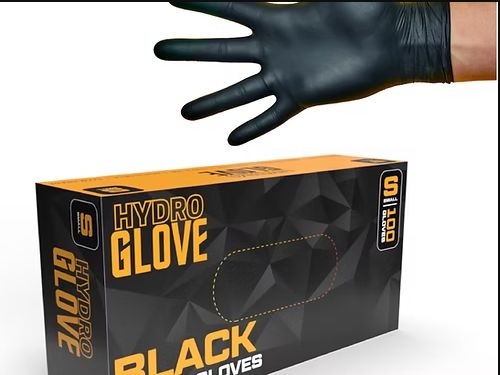 Hydroglove Nitrile Glove MED - Black