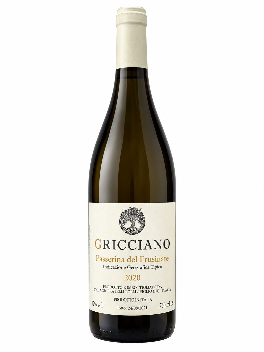 GRICCIANO PASSERINA DEL FRUSINATE I.G.T.2020 12% VOL GRICCIANO PASSERINA DEL FRUSINATE I.G.T.2020 12% VOL