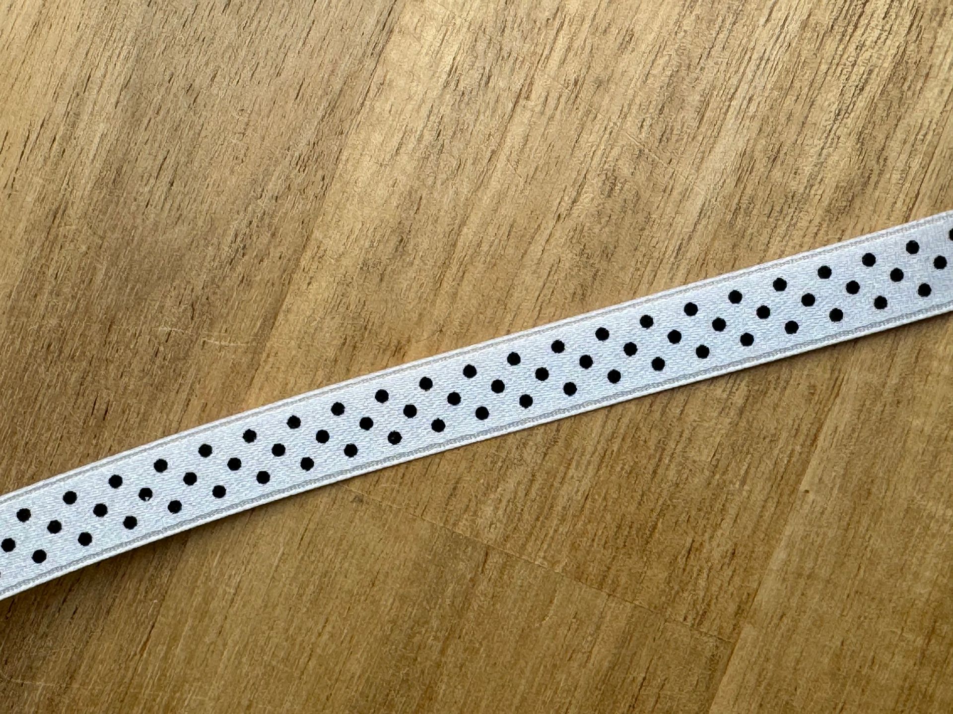 Satinband „Mini Dots“ – 10 mm