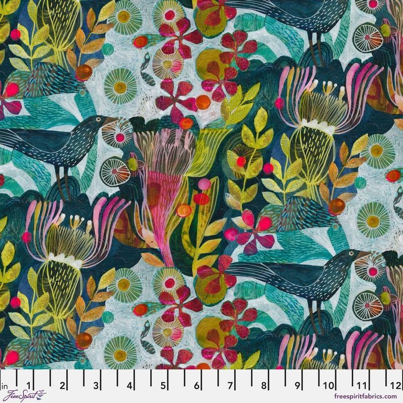 Blossoms Pink – Colori von Esté MacLeod für FreeSpirit Fabrics