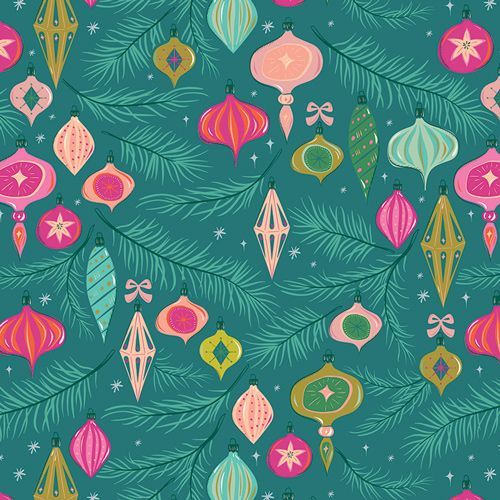 Jingle all the Way Spruce – Christmas in Color | Art Gallery Fabrics Jingle all the Way Spruce – Christmas in Color | Art Gallery Fabrics