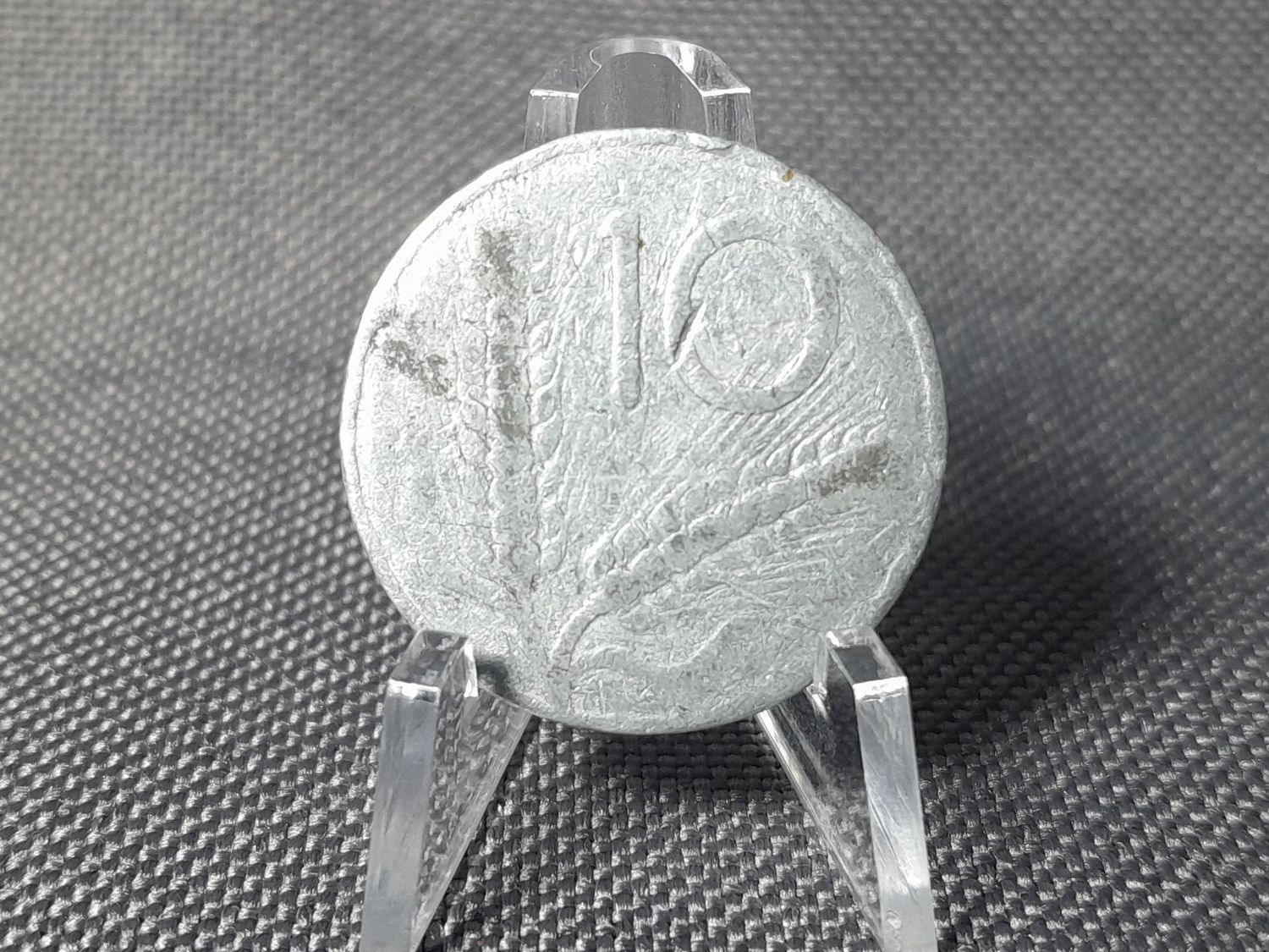 Münze Italien 10 Lire Fehlprägung Stempeldrehung Münze Italien 10 Lire Fehlprägung Stempeldrehung