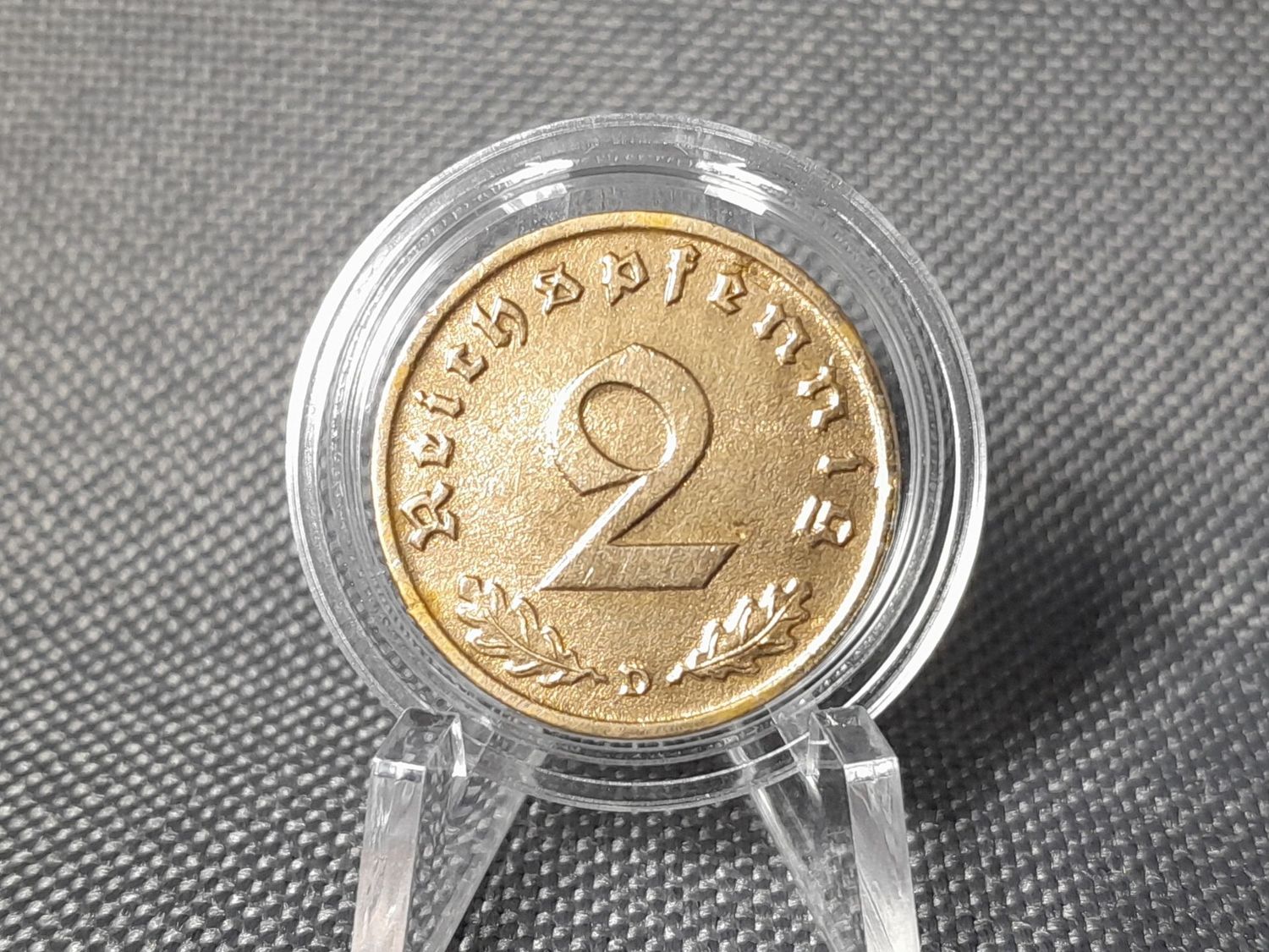 Münze Drittes Reich 1939 D 2 Reichspfennig München Erhaltung!