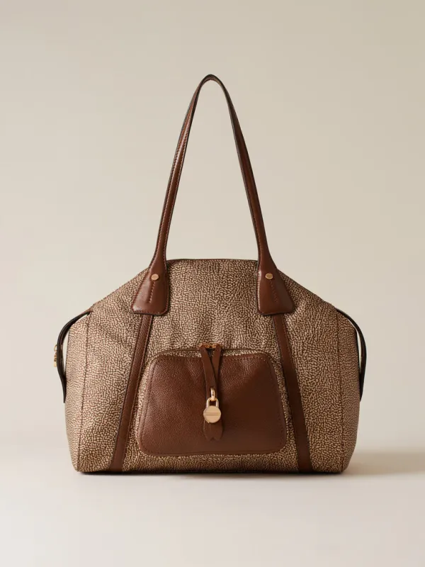BORBONESE POCHE SHOPPER MEDIUM BORBONESE POCHE SHOPPER MEDIUM