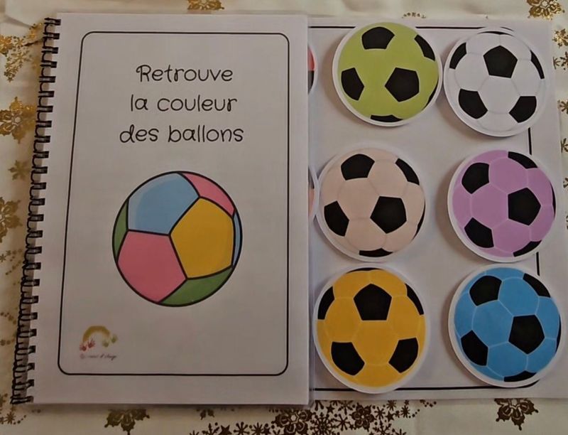 Retrouve la couleur du ballon