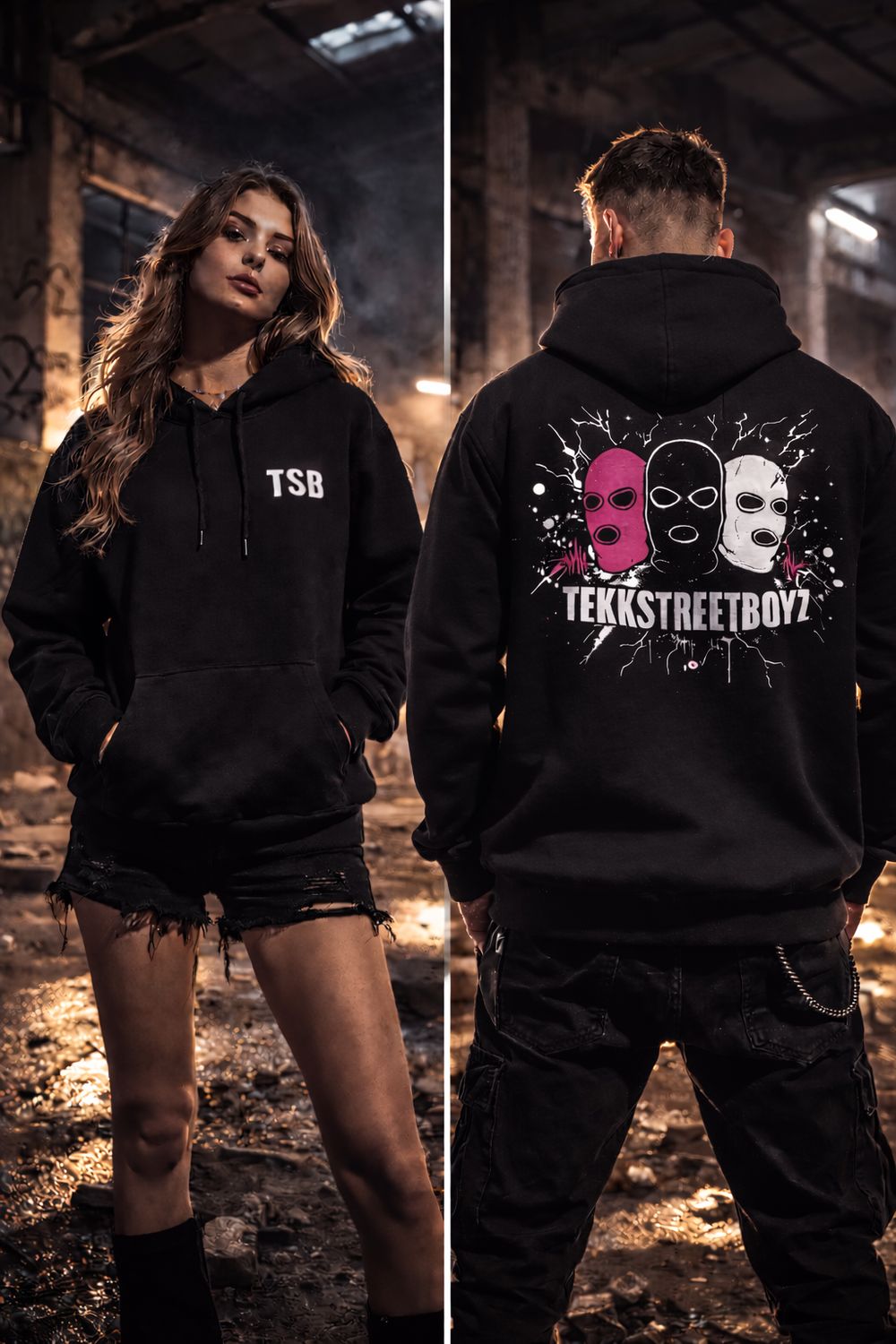Tekkstreetboyz Hoodie Oversize Unisex