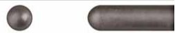 5/16 BLACK RUBBER CAPS - PACK OF 25