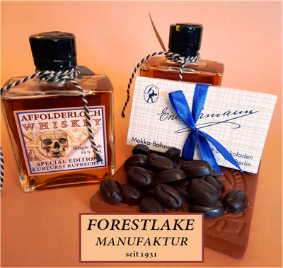 1x Affolderloch Single Malt Whiskey, Fl. 200ml, Special Edition Kurfürst Ruprecht I. und 1 Packung Mokka-Bohnen von Erich Hamann Bittere Schokoladen 1x Affolderloch Single Malt Whiskey, Fl. 200ml, Special Edition Kurfürst Ruprecht I. und 1 Packung Mokka-Bohnen von Erich Hamann Bittere Schokoladen
